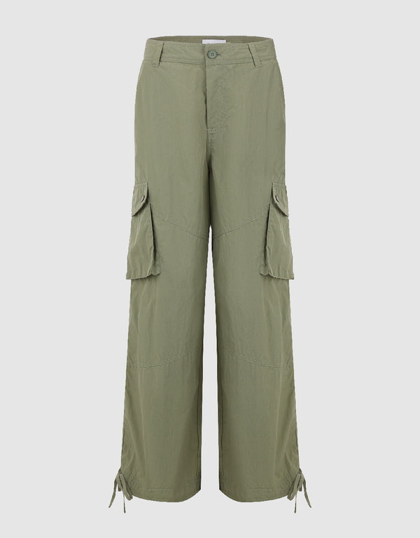 Multi Pocket Straight Pants