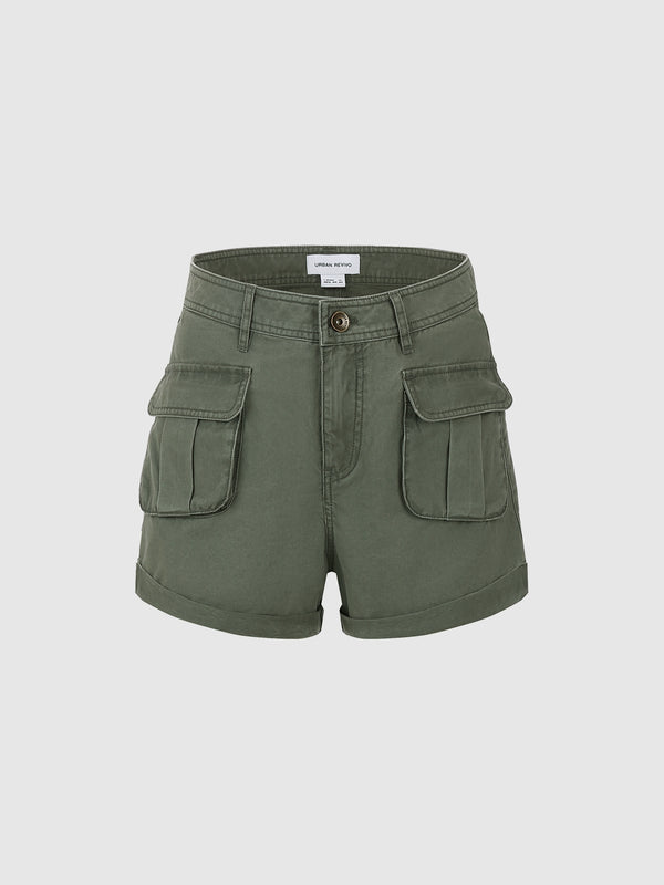 Multi Pocket Loose Shorts