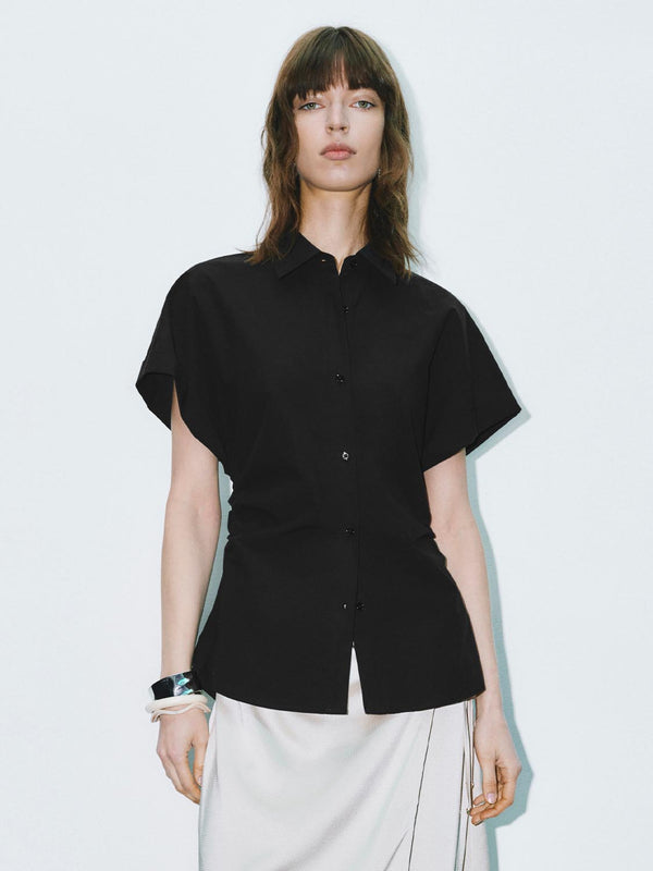 Tapered Waist Short Sleeve Shirts