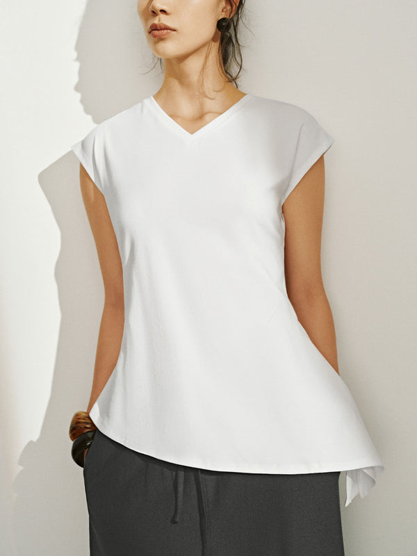 V-Neck Sleeveless T-Shirts