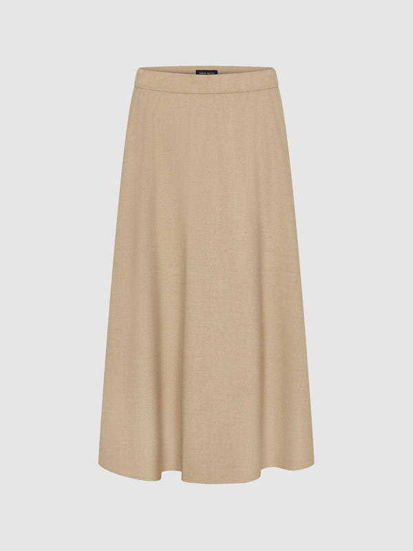 Midi A-Line Skirt