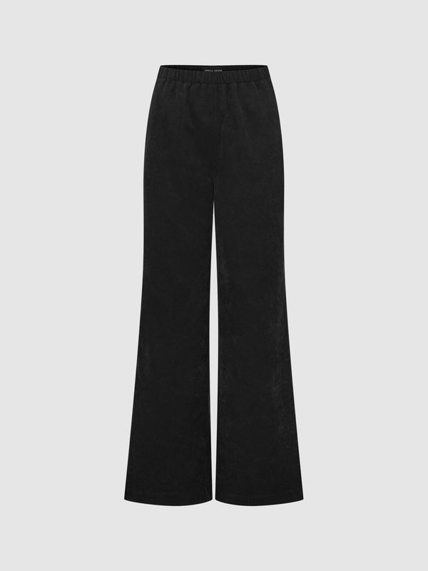 Elastic Wide-Leg Pants