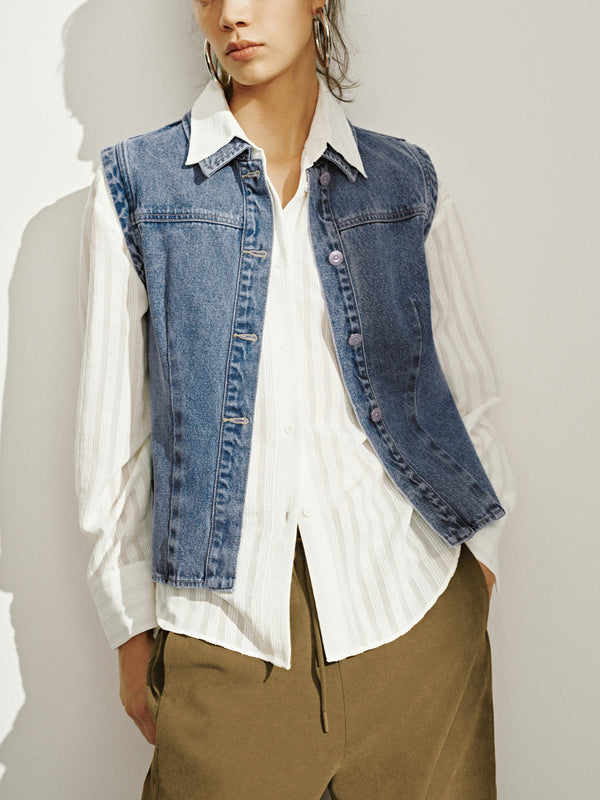 Sleeveless Denim Jackets