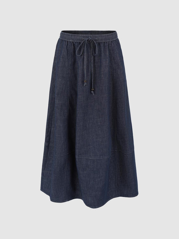 Denim Maxi Skirts