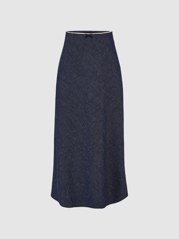 Denim Maxi Skirts
