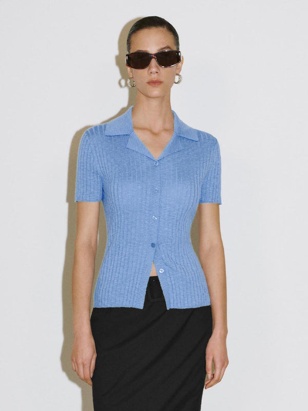 Lapel Knitted Cardigans