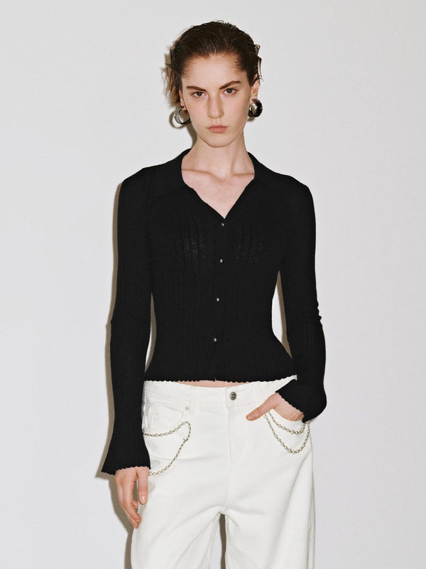 Button Up Knitted Cardigan