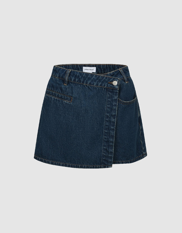 Denim Skort