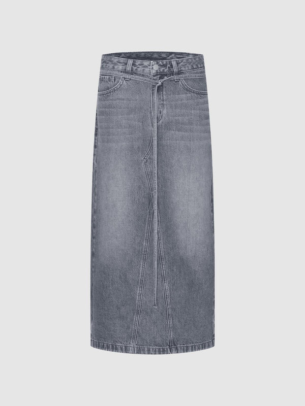 Denim Midi Skirts
