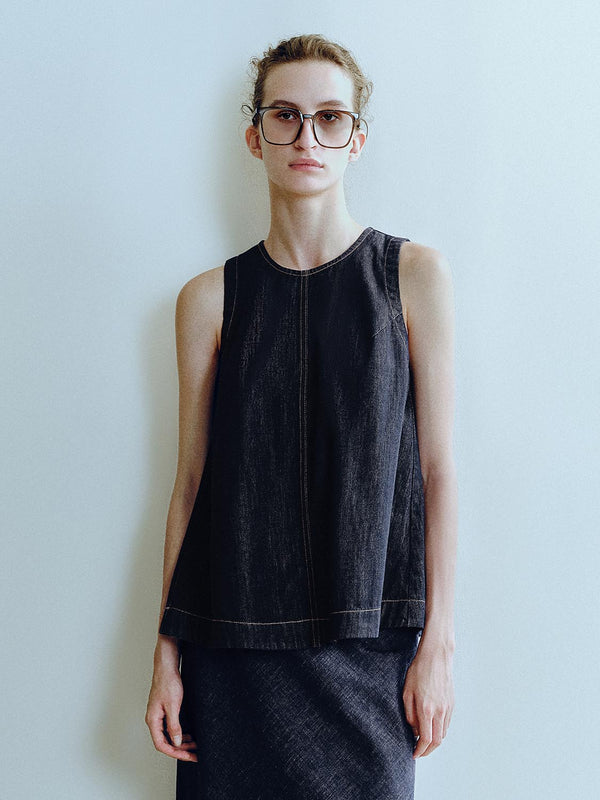 Sleeveless Denim Shirts