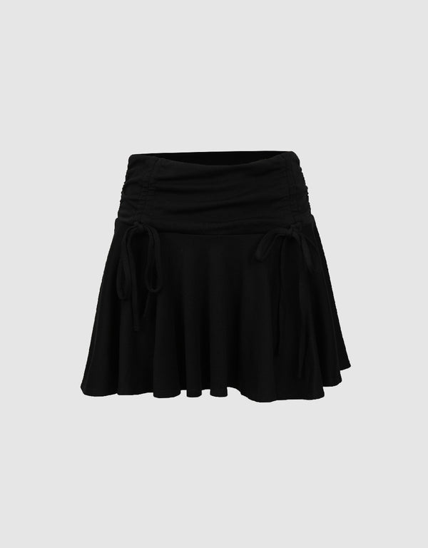 Pleated Mini Skirt