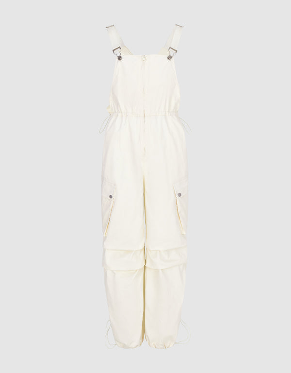 Drawstring Waist Jumpsuit