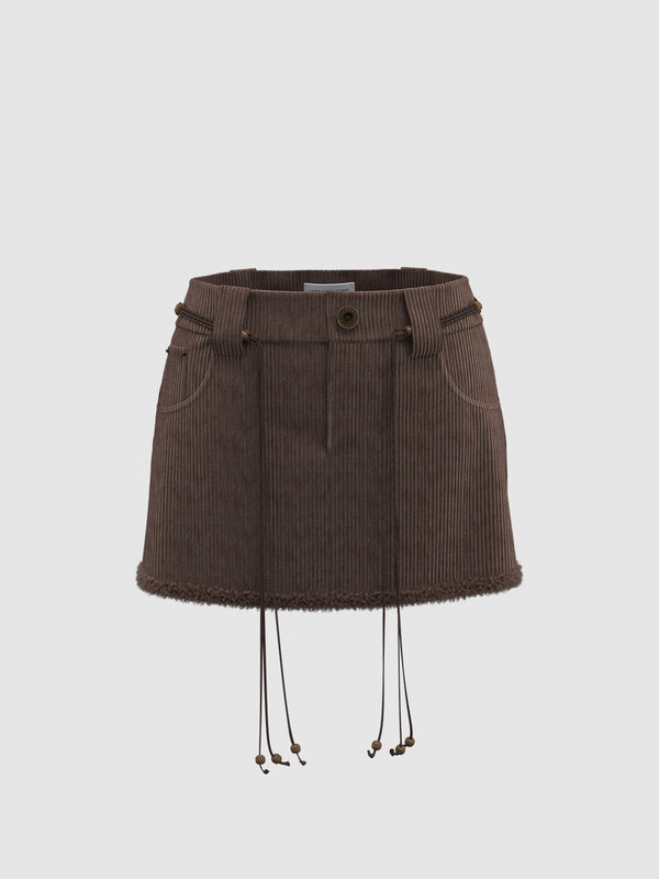 Corduroy A-Line Skirts