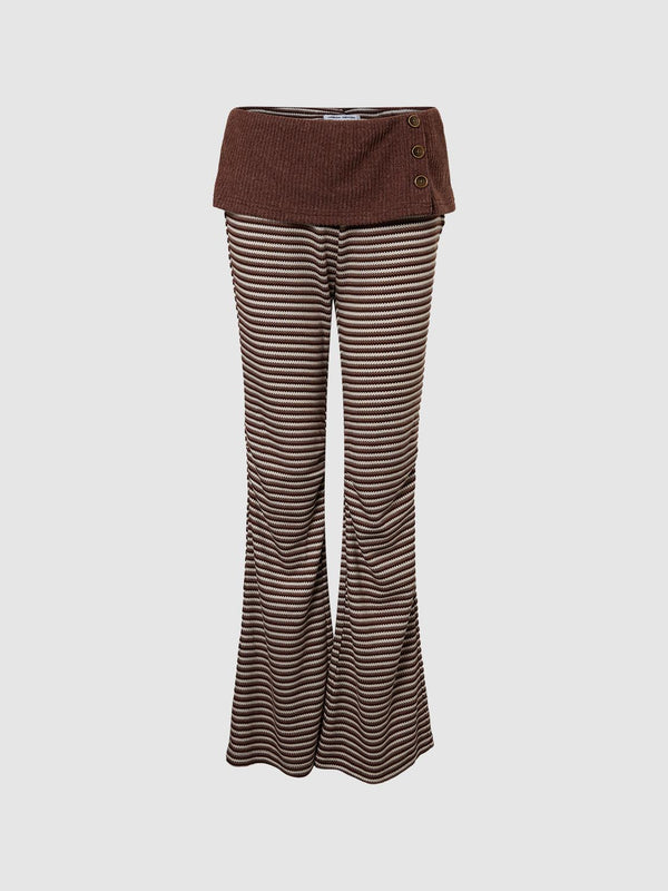 Stripe Straight Pants