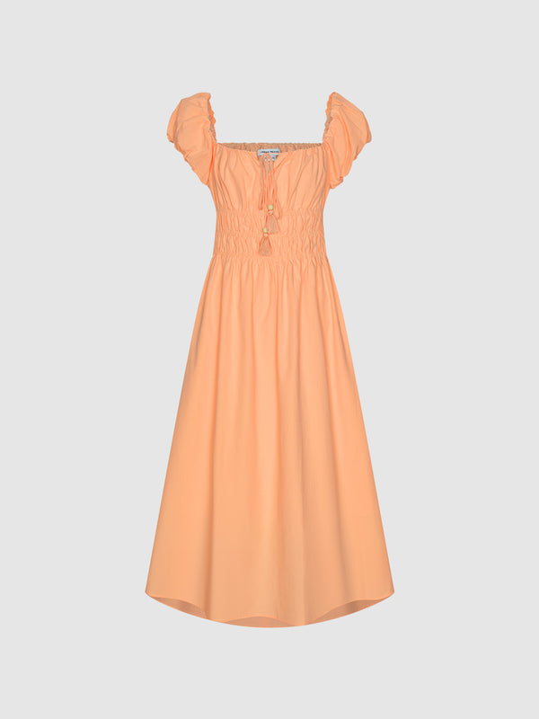 Frill Trim Long Dresses