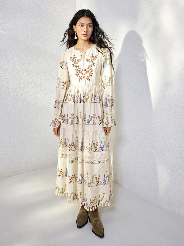 Floral A-Line Dresses