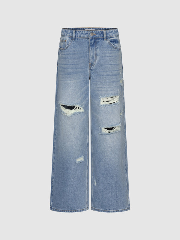 Ripped Denim Jeans