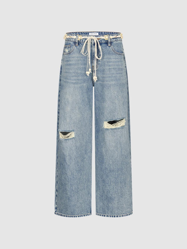 Ripped Denim Jeans
