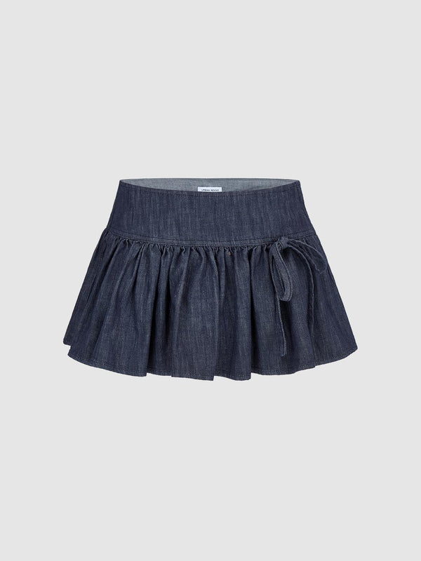 Denim Mini Skirts