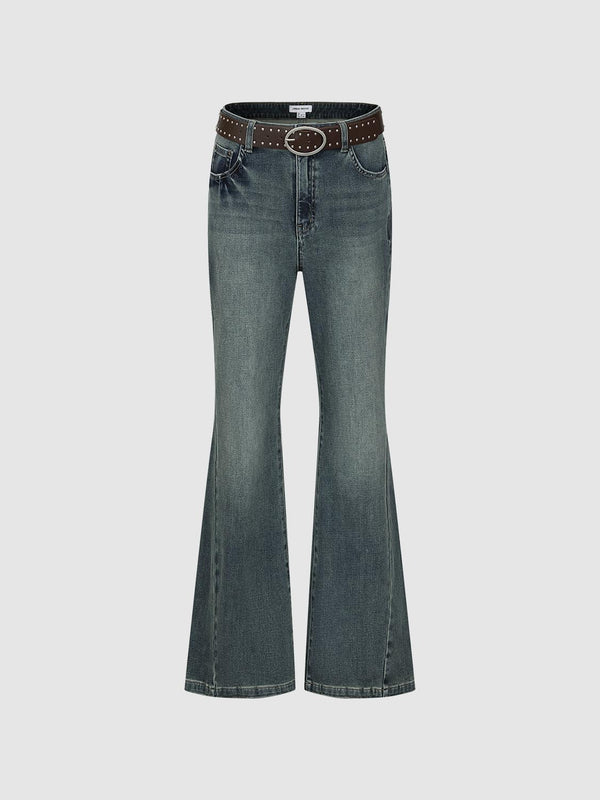 Denim Flared Jeans