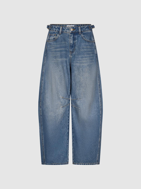 Loose Fit Barrel Jeans