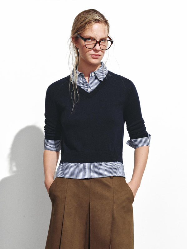 2 In 1 Long Sleeve Knitted T-Shirts