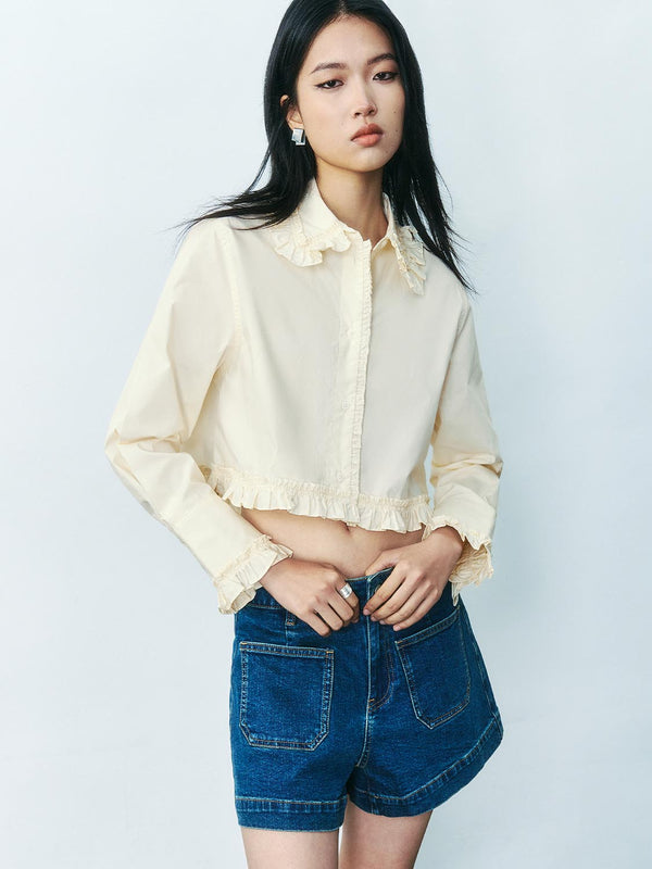 Cropped Long Sleeve Shirts