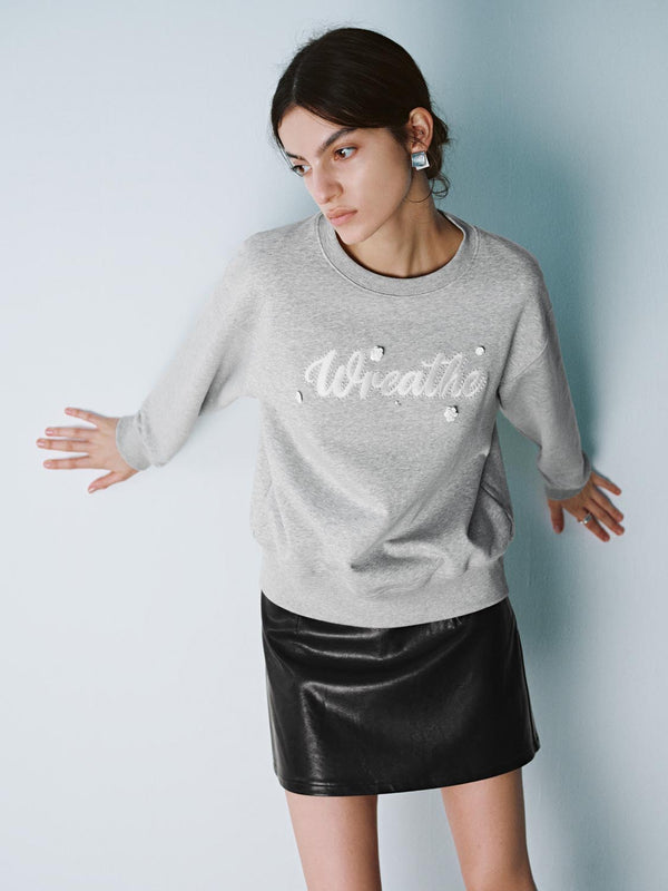 Crew Neck Loose Sweatshirts