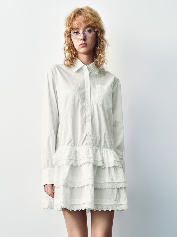 Loose Straight Shirt Dress