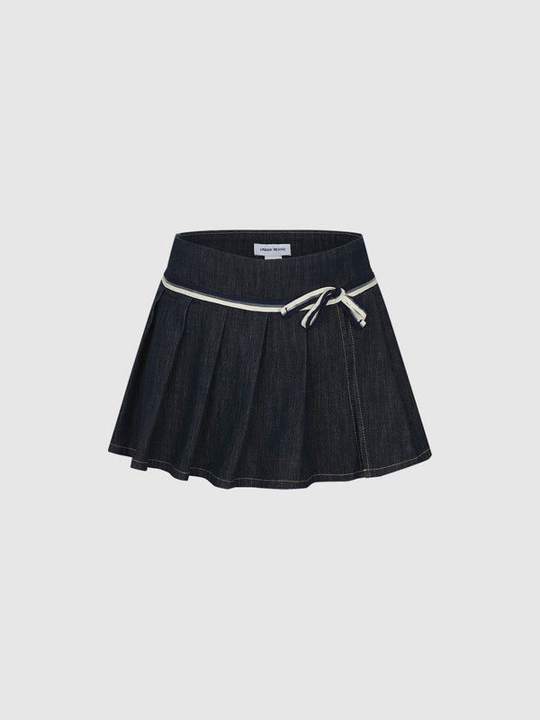 Denim Mini Skirts