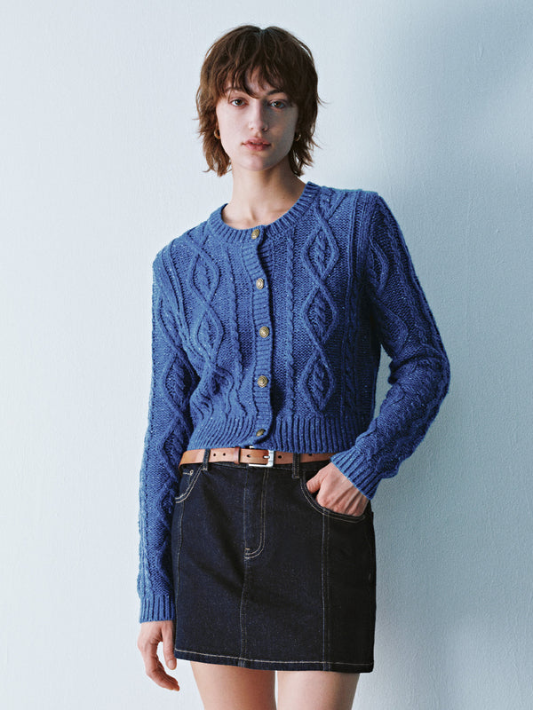 Cropped Knitted Cardigans