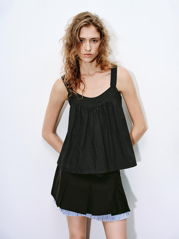 Wide Strap Cami Tops