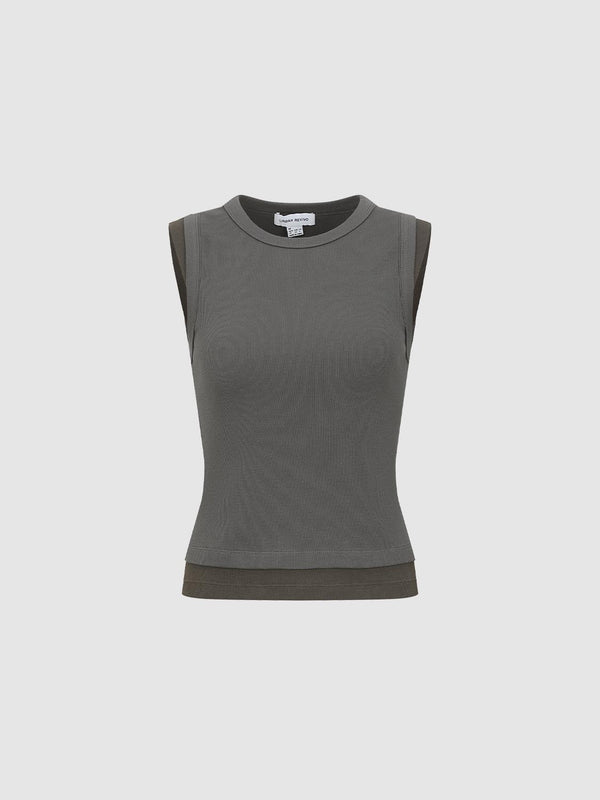 Ribbed Skinny Fit Tank Tops