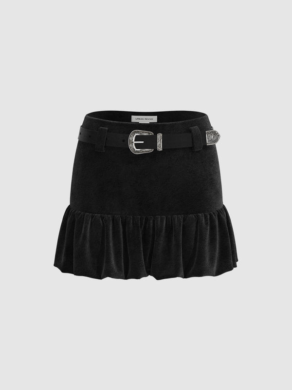 Ruffle Hem A-Line Skirts