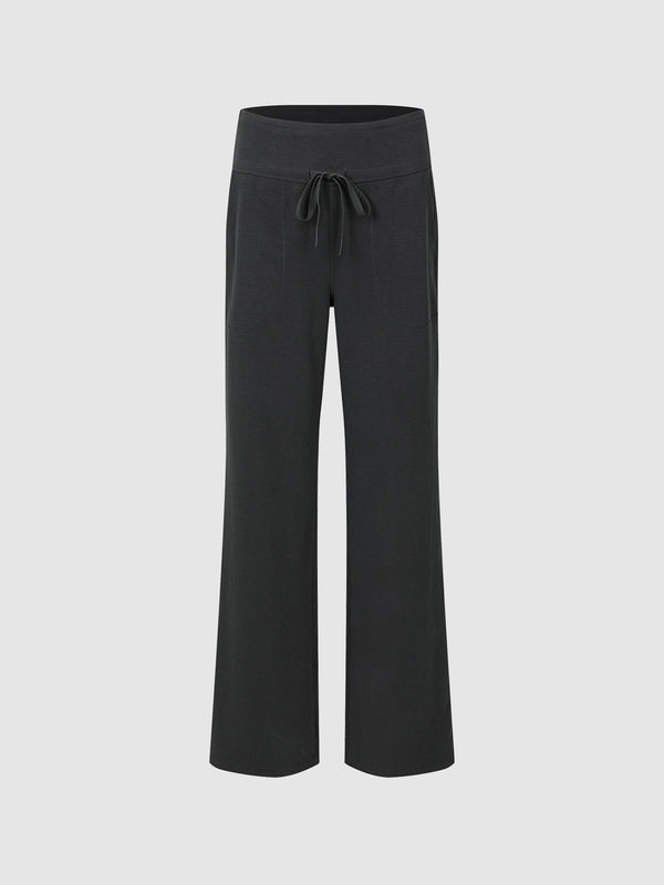 Wide-Leg Pants With Rope