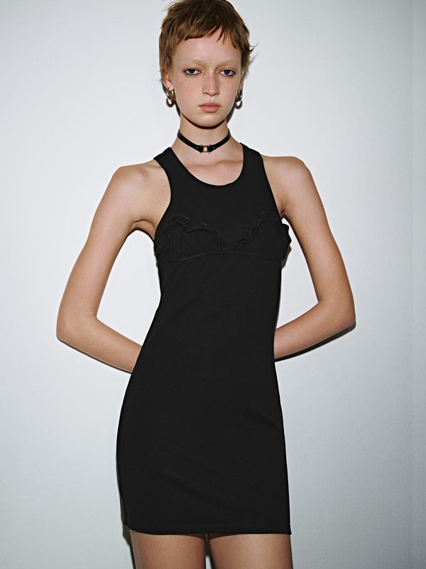 Skinny-Fit Sleeveless Mini Dresses