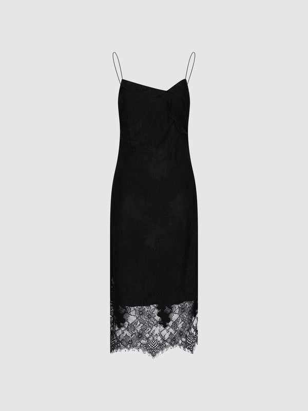 Strap Ruched Skinny-Fit Midi Dresses