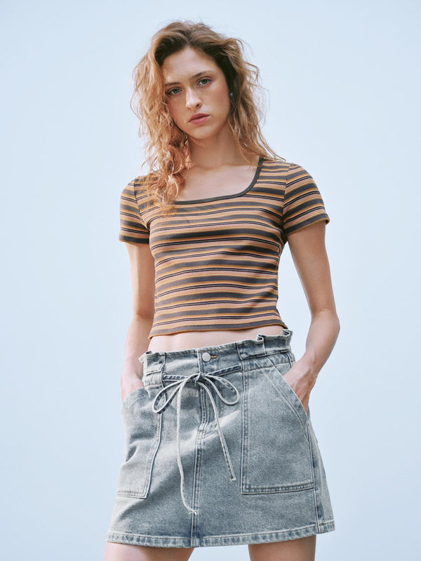 Striped Short Sleeve T-Shirts