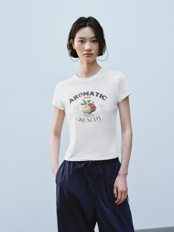 Cropped Short Sleeve T-Shirts