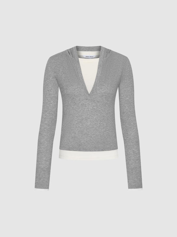 2 In 1 Slim Long Sleeve T-Shirts