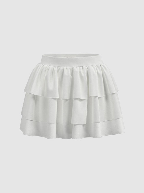 Tiered Mini Skirts