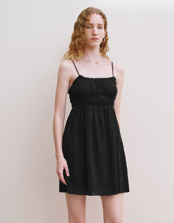 Textured A-Line Cami Dress