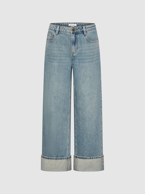 Turnover Denim Jeans