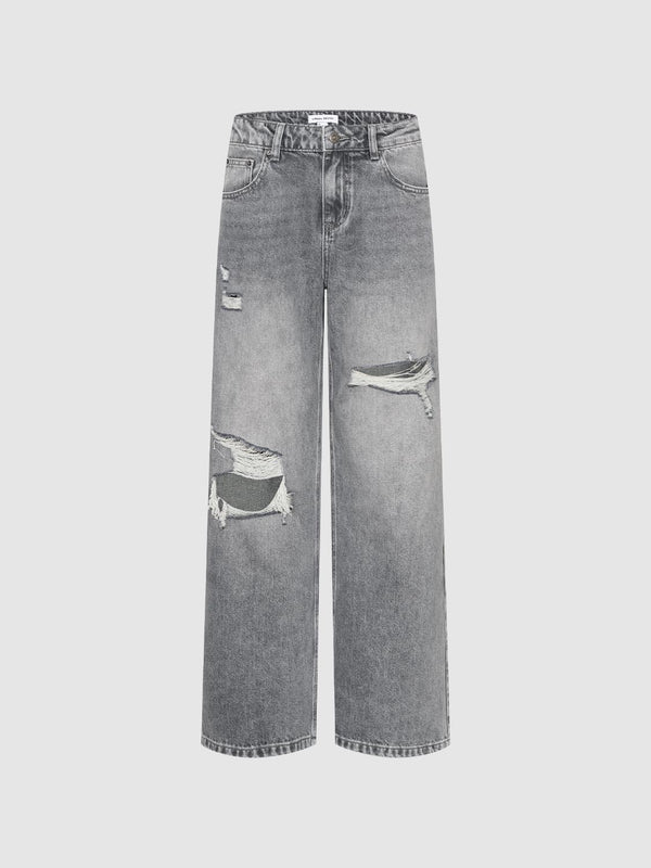 Ripped Denim Jeans