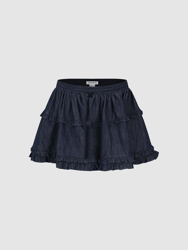 Denim Mini Skirts