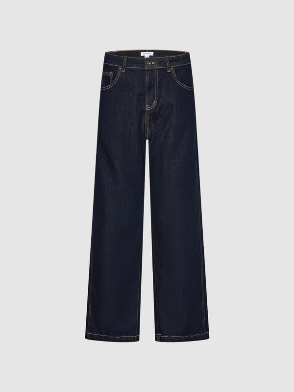 Spliced Flare Leg Jeans