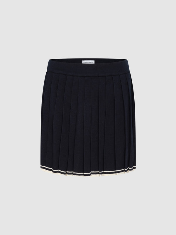 Pleated Knitted Skirts